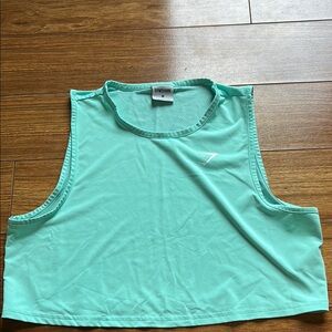 Gymshark Green Sleeveless Crop Top
